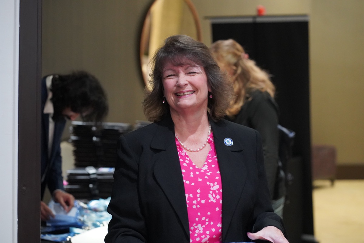 Delegate at registration